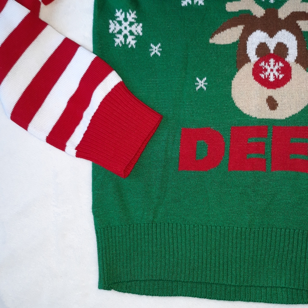 NEW Knit  Holiday Christmas Ugly Sweater - Picture 8 of 8